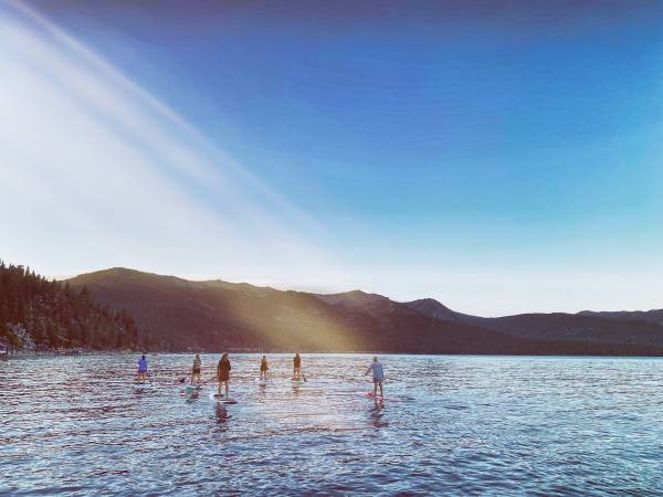 Paddle boarding Lake Tahoe